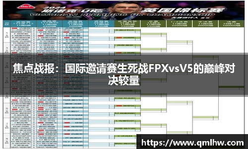 焦点战报：国际邀请赛生死战FPXvsV5的巅峰对决较量